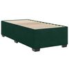 vidaXL Sommier &agrave; lattes de lit et matelas Vert fonc&eacute; 80x200 cm Velours