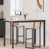 vidaXL Table de bar Naturel 150 x 80 x 105 cm Bois de pin massif