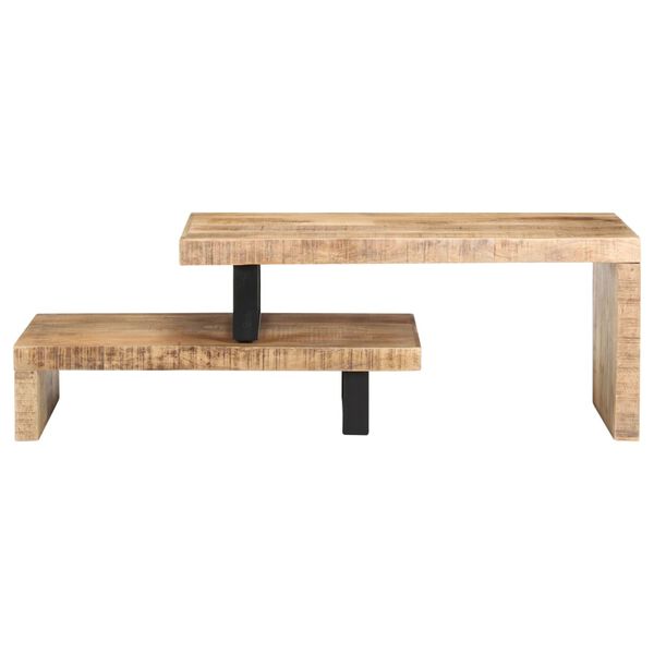 vidaXL Ensemble de table basse 2 pcs Bois de manguier massif