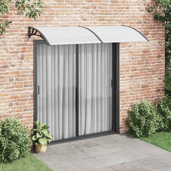 vidaXL Auvent de porte 240 x 100 cm PC