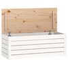 vidaXL Bo&icirc;te de rangement Blanc 89x36,5x33 cm Bois massif de pin