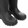 vidaXL Bottes de pluie avec chaussettes amovibles noir taille 39 PVC