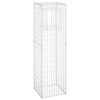 vidaXL Poteaux à panier de gabion 2 pcs 50x50x180 cm Fer