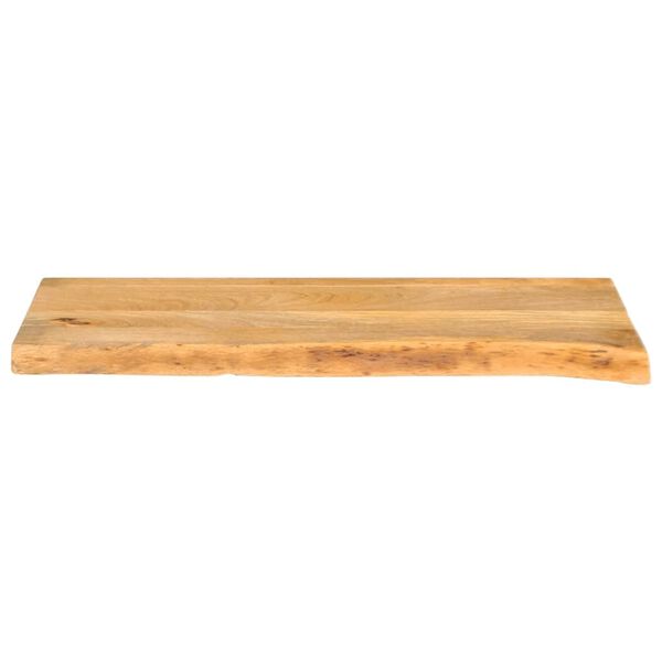 vidaXL Dessus de table &agrave; bord vivant 80x20x3,8 cm bois massif manguier