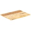 vidaXL Dessus de table Bois de manguier solide 25-27 mm 90x60 cm