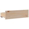 vidaXL Cadre de lit sans matelas avec tiroirs 75x190 cm bois de pin