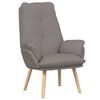 vidaXL fauteuil Taupe 69 x 74 x 93 cm Tissu Sherpa