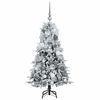 vidaXL Sapin de No&euml;l Artificiel &agrave; Branches Articul&eacute;es Blanc 120 cm
