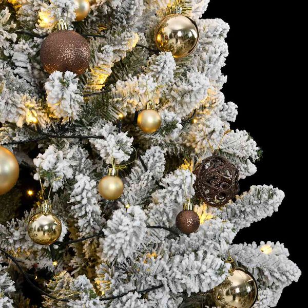vidaXL Sapin de No&euml;l artificiel articul&eacute; 300 LED et boules 300 cm