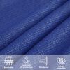 vidaXL Voile d'ombrage 160 g/m&sup2; carr&eacute; bleu 4x4 m PEHD