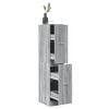 vidaXL Armoire apothicaire sonoma gris 30x41x144,5cm bois d'ing&eacute;nierie