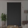 vidaXL Store de Fen&ecirc;tre avec des rideaux Noir Aluminium