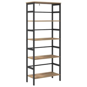 vidaXL &Eacute;tag&egrave;re 4 niveaux 60 x 29,5 x 149 cm Bois d'ing&eacute;nierie