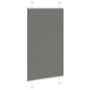 vidaXL Store pliss&eacute; anthracite 70x100 cm largeur du tissu 69,4 cm
