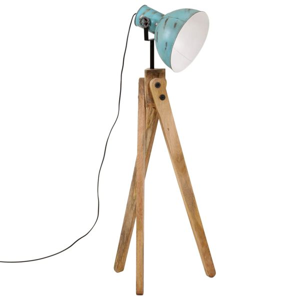 vidaXL Lampadaire 25 W bleu délavé 45x45x120 cm E27