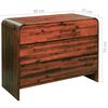 vidaXL Commode &agrave; tiroirs Bois d'acacia massif 90 x 37 x 75 cm