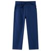 vidaXL Pantalons pour enfants avec cordon de serrage bleu marine 104