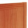 vidaXL Tête de lit cire marron 100 cm bois massif de pin