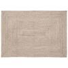 vidaXL Tapis de zone Naturel et Blanc 140 x 200 cm Jute