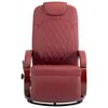 vidaXL Fauteuil de massage TV inclinable rouge bordeaux similicuir
