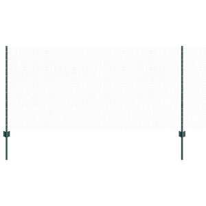 vidaXL Cl&ocirc;ture hexagonale avec poteau 25 x 1 m Acier recouvert de PVC