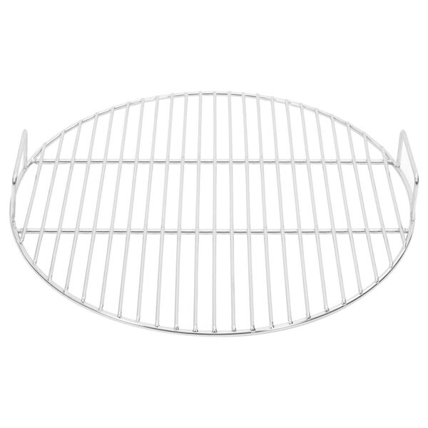 vidaXL Grille de barbecue ronde &Oslash;44,5 cm acier inoxydable 304