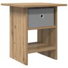 vidaXL Table de chevet Ch&ecirc;ne artisanal 41 x 40 x 45 cm