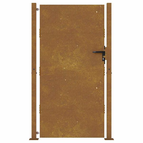 vidaXL Portail de jardin 100x200 cm en acier Corten