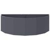 vidaXL Jardinière Anthracite 120 x 60 x 35 cm Acier