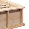 vidaXL Cadre de lit Cire marron 75 x 190 cm Bois de pin massif