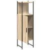 vidaXL Cabinet de salle de bain avec &eacute;tag&egrave;re Beige 33 x 33 x 120,5 cm