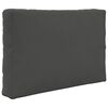 vidaXL Coussin de canap&eacute; d'ext&eacute;rieur 3 pcs Anthracite Polyester
