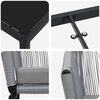 vidaXL Ensemble de salle &agrave; manger pour jardin 7 pcs Anthracite