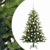 vidaXL Arbre de No&euml;l Artificiel avec Boule 150 cm 150 LED Blanc chaud