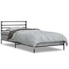vidaXL Cadre de lit sans matelas sonoma gris 90x200 cm