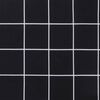 vidaXL Coussins de banc de jardin lot de 2 carreaux noir 150x50x7 cm