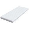 vidaXL Matelas Blanc 80 x 200 cm Tissu jacquard