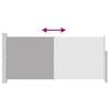 vidaXL Auvent lat&eacute;ral r&eacute;tractable 140 x 300 cm Gris