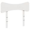 vidaXL T&ecirc;te de lit blanc 75 cm bois massif de pin