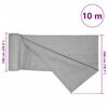 vidaXL Filet brise-vue gris clair 2x10 m PEHD 195 g/m&sup2;