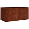 vidaXL Jardini&egrave;re 80x40x40 cm acier corten