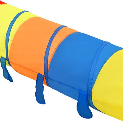 vidaXL Tunnel de jeu pour enfants Multicolore 245 cm Polyester