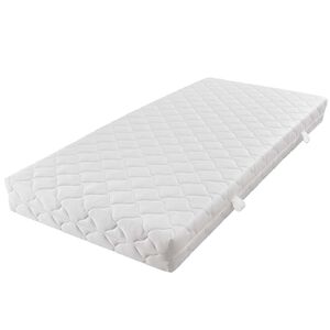 vidaXL Matelas avec housse lavable 200 x 160 x 17 cm H3