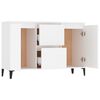 vidaXL Buffet blanc 102x35x70 cm bois d'ing&eacute;nierie