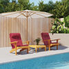 vidaXL Coussins de chaise adirondack lot de 2 rouge bordeaux