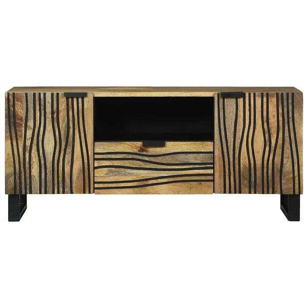 vidaXL Unites TV avec tiroir Marron 105 x 33 x 46 cm Bois d'ingénierie
