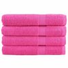 vidaXL Serviettes de sauna de qualit&eacute; sup&eacute;rieure SOLUND 4 pcs rose