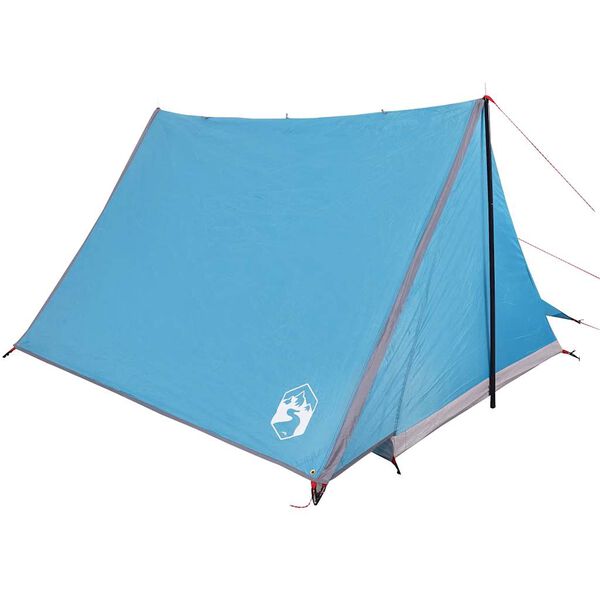 vidaXL Tente de camping 2 personnes bleu imperméable