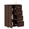 vidaXL Buffets 2 pcs ch&ecirc;ne marron 60x31x84 cm bois d'ing&eacute;nierie