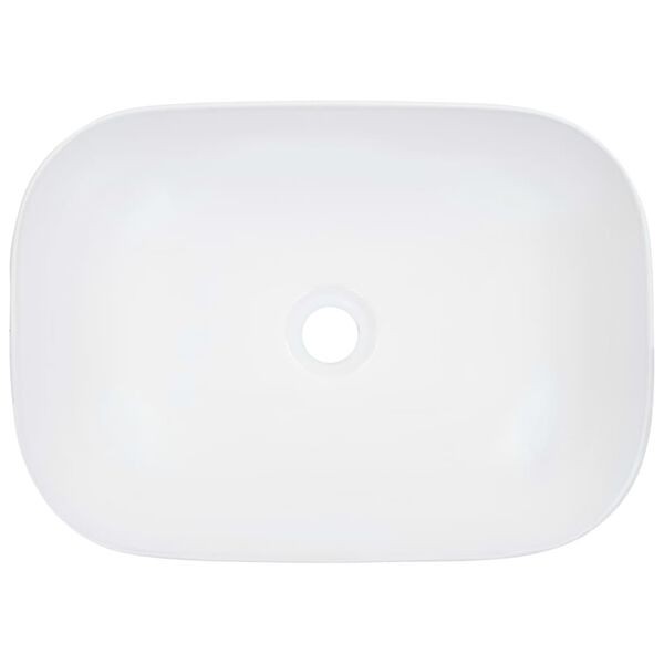 vidaXL Lavabo 45,5x32x13 cm C&eacute;ramique Blanc